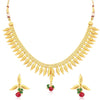 Sukkhi Blossomy Gold Plated Necklace Set For Women