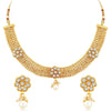 Sukkhi Blossomy Gold Plated Necklace Set For Women