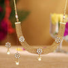 Sukkhi Blossomy Gold Plated Necklace Set For Women