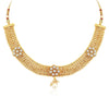 Sukkhi Blossomy Gold Plated Necklace Set For Women