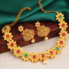 Sukkhi Bollywood Collection Brilliant Gold Plated Flower Necklace Set For Women