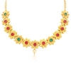 Sukkhi Bollywood Collection Brilliant Gold Plated Flower Necklace Set For Women