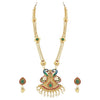 Trushi Peacock Designer Long Necklaces Set For Women