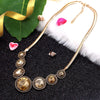 Sukkhi Brilliant Gold Plated Round Shaped Necklace for Women