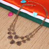 Sukkhi Cluster Rose Gold Round Shaped Fancy Necklace for Women