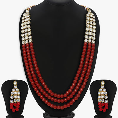 Trushi by Sukkhi Trendy Gold Plated Necklace Set for Women