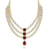 Trushi by Sukkhi Modish Gold Plated Necklace Set for Women