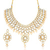 Trushi by Sukkhi Modern Gold Plated Necklace Set for Women