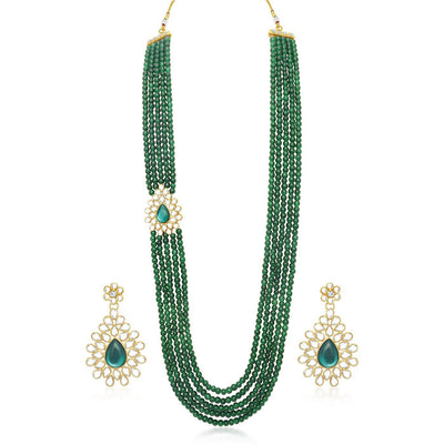 Trushi by Sukkhi Trendy Gold Plated Necklace Set for Women