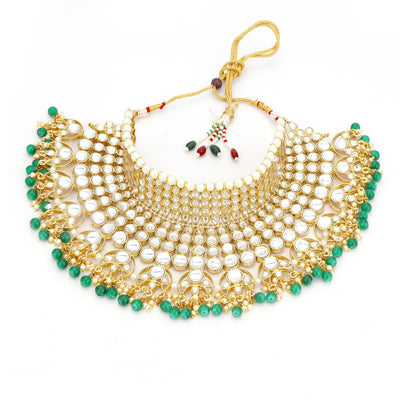 Trushi by Sukkhi Lavish Gold Plated Necklace Set for Women