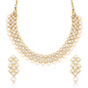 Trushi by Sukkhi Modish Gold Plated Necklace Set for Women