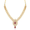 Trushi by Sukkhi Tradtional Gold Plated Necklace Set for Women