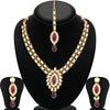 Trushi by Sukkhi Tradtional Gold Plated Necklace Set for Women