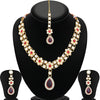 Trushi by Sukkhi Modish Gold Plated Necklace Set for Women