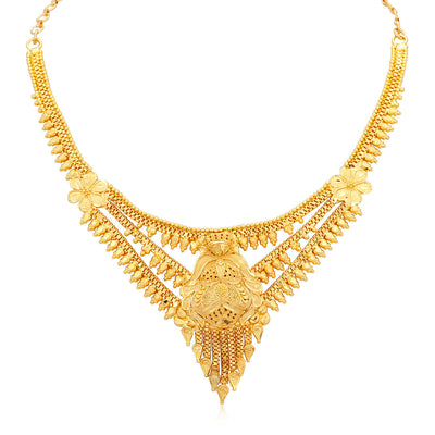 Sukkhi Fancy Gold plated Alloy Necklace Set