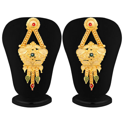 Sukkhi Cluster Alloy Gold plated Necklace Set for Women