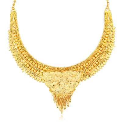 Sukkhi Modern Alloy Gold plated Necklace Set for Women