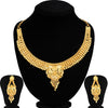 Sukkhi Brilliant Alloy Gold plated Necklace Set for Women