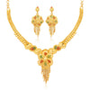 Sukkhi Ravishing Alloy Gold plated Necklace Set for Women