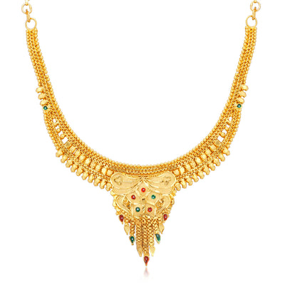 Sukkhi Incredible Alloy Gold plated Necklace Set for Women