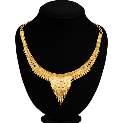 Sukkhi Incredible Alloy Gold plated Necklace Set for Women