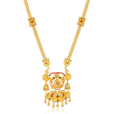 Sukkhi Fancy Gold plated Temple Necklace Set for Women