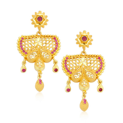 Sukkhi Designer Gold plated Long Hram Necklace Set for Women