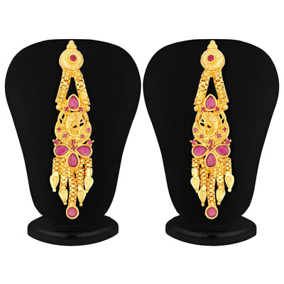 Sukkhi Modern Gold plated Long Haram Necklace Set for Women