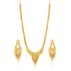 Sukkhi Brilliant Gold plated Long Haram Necklace Set for Women