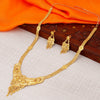 Sukkhi Brilliant Gold plated Long Haram Necklace Set for Women