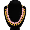 Sukkhi Modern Gold plated Pink Necklace Set for Women