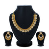 Sukkhi Classy Gold Plated Floral LCT Choker Necklace Set for Women
