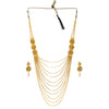 Sukkhi Ritzy Gold Plated Long String Neckalce Set for Women