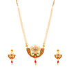 Sukkhi Marvellous Gold Plated Kundan Long Haram Necklace Set for Women