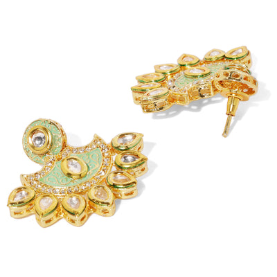 Sukkhi Trendy Mint Collection Gold Plated Neckalce Set for Women