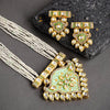 Sukkhi Beguiling Mint Collection Gold Plated Neckalce Set for Women