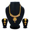 Sukkhi Resplendent Gold Plated Floral Kundan Collar Necklace Set for Women