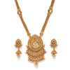 Sukkhi Graceful Long Haram Gold Plated Neckalce Set for Women