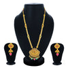 Sukkhi Excellent Gold Plated LCT Stone Long Haram Necklace Set for Women