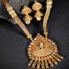 Sukkhi Pleasing Long Haram Gold Plated Neckalce Set for Women