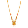 Sukkhi Wavy Gold Plated Kundan Long Haram Necklace Set for Women