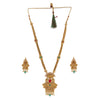 Sukkhi Classy Gold Plated Long Peacock Necklace Set for Women