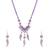 Sukkhi Classy Oxidised Leafy Necklace Set For Women