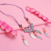 Sukkhi Classy Oxidised Leafy Necklace Set For Women