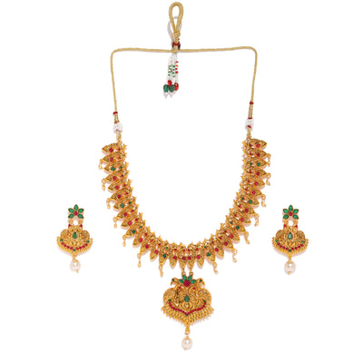 Sukkhi Gold Plated Choker Neckalce Set