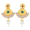 Sukkhi Lovely Gold Plated Kundan Collar Necklace Set For Women