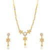 Sukkhi Intricately Gold Plated Floral Collar Necklace Set for Women