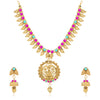 Sukkhi Astonish Gold Plated Goddess Necklace Set For Women