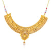 Sukkhi Luxurious Gold Plated LCT Stone Collar Necklace Set for Women