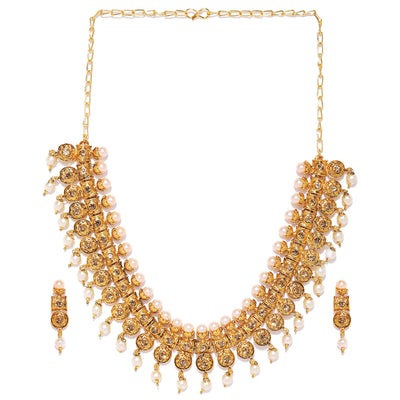 Sukkhi Gold Plated Double Necklace Set